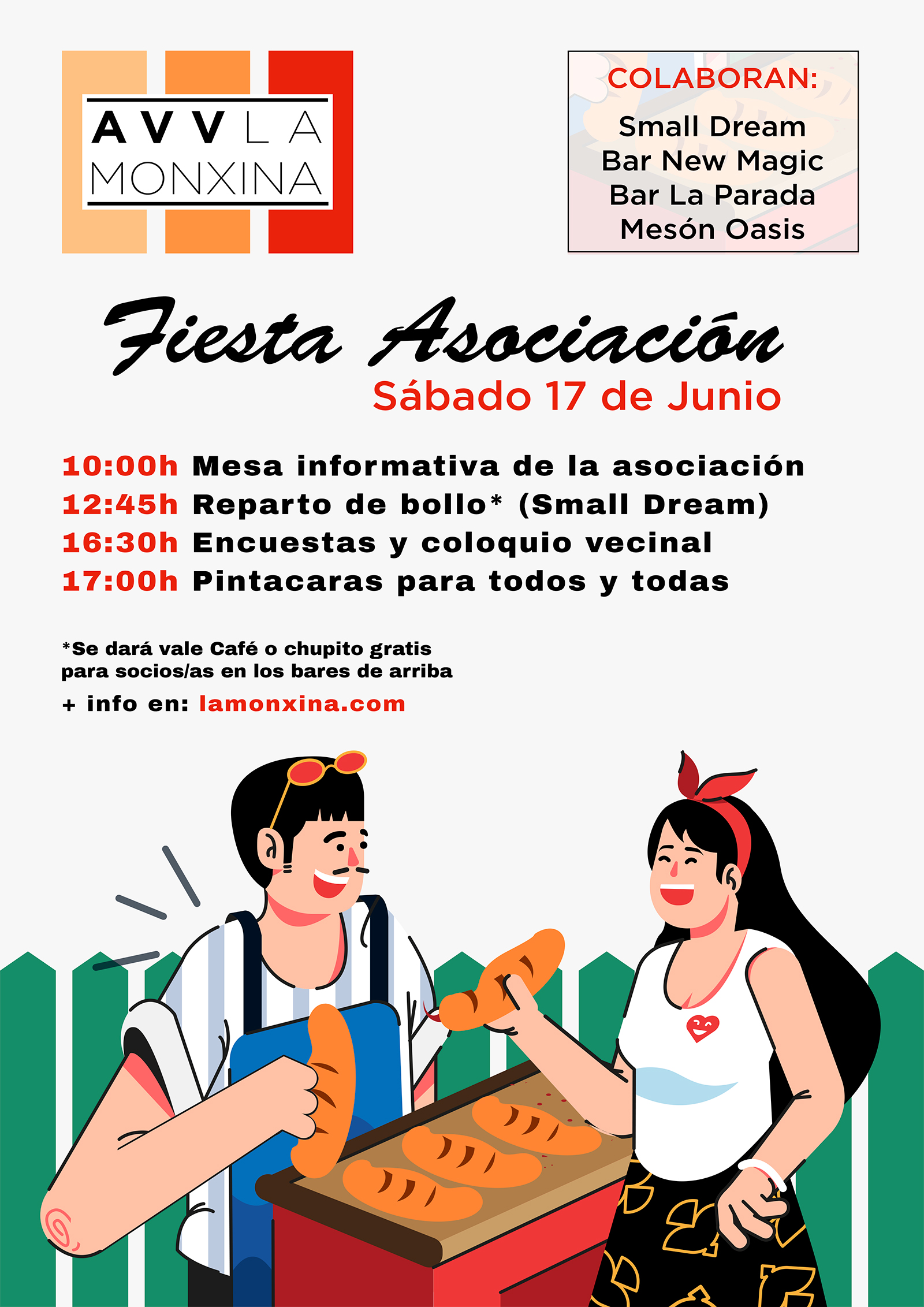 Fiesta de la asociación de vecinos de La Monxina