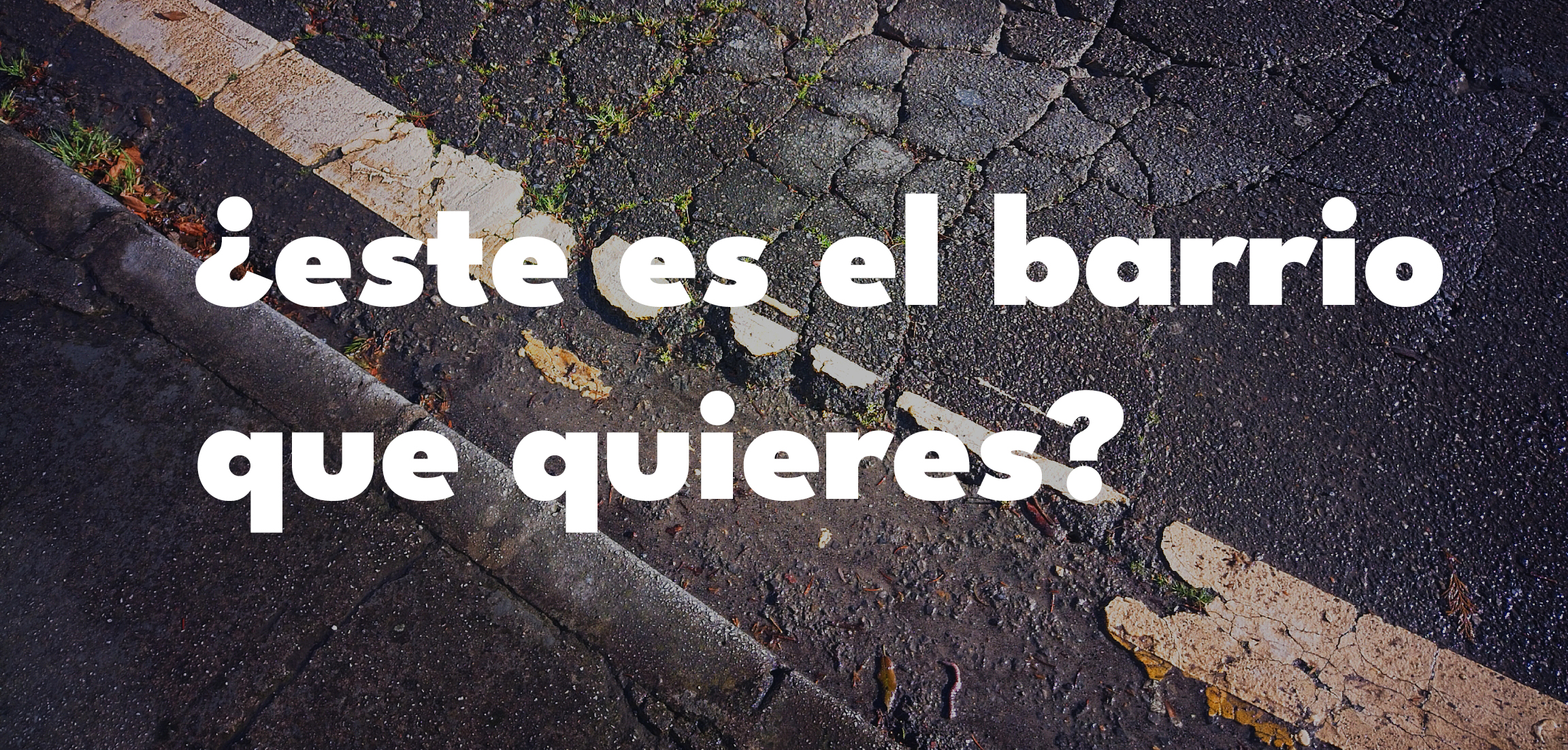 decepción por el asfaltado en La Monxina